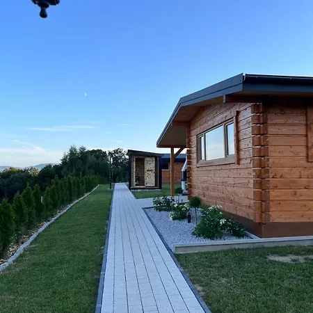 Domki- 4 Z Jacuzzi I Sauna Tatil Evi Limanowa