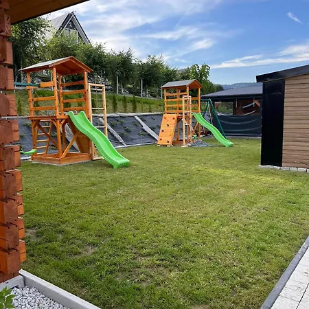 Domki- 4 Z Jacuzzi I Sauna Tatil Evi Limanowa