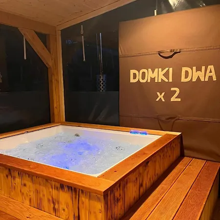 Domki- 4 Z Jacuzzi I Sauna Feriehus