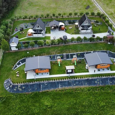 Domki- 4 Z Jacuzzi I Sauna Feriehus